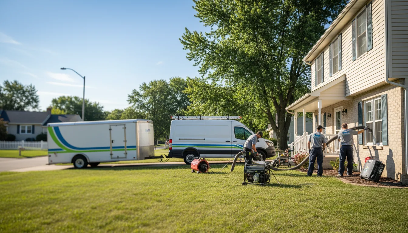 Flooded Basement Restoration And Cleanup With Repair in Elk Mound, WI near me